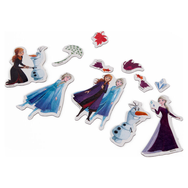 Set de actividades magnético Frozen Disney con Anna, Elsa, Olaf y pegatinas - 2