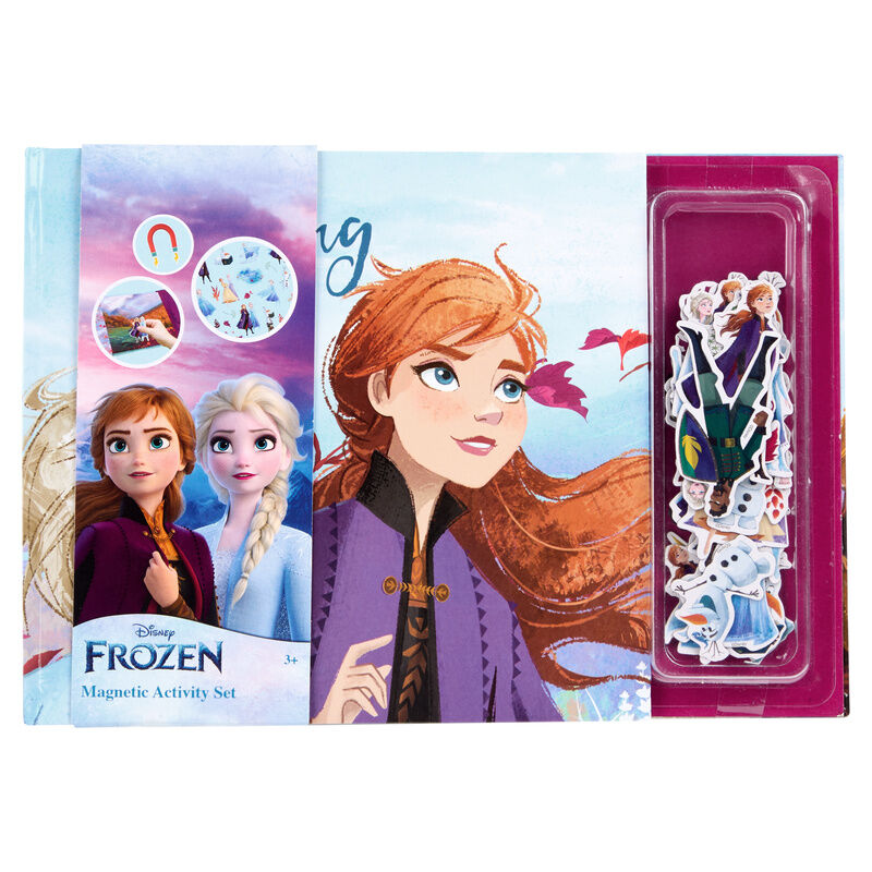 Set de actividades magnético Frozen Disney con Anna, Elsa, Olaf y pegatinas