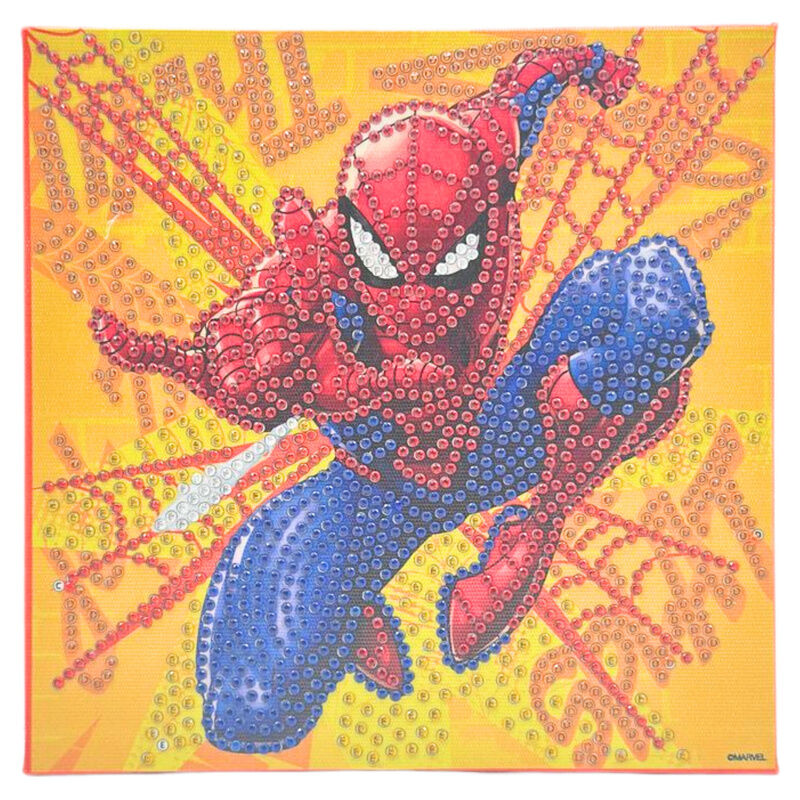 Pinta con diamantes de Spider-Man Marvel con efecto Glow in the Dark - 2