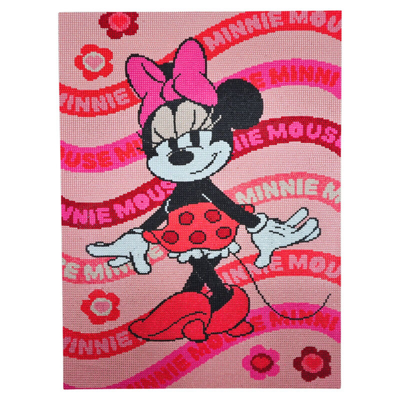 Pinta con diamantes Disney CANENCO surtido de Stitch, El Rey León, Minnie y Bella - 7