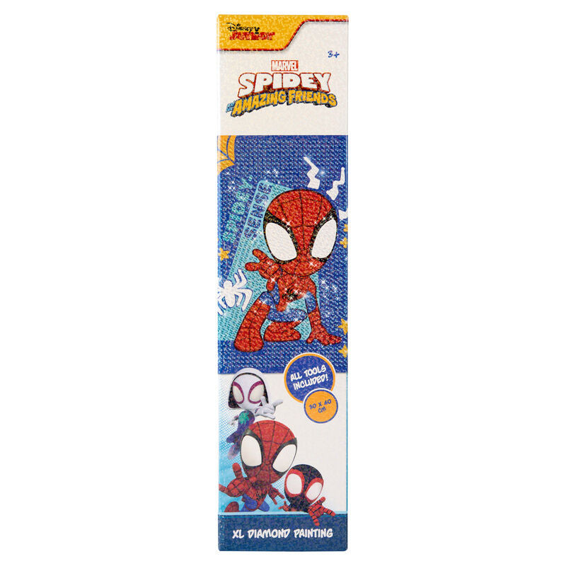Pinta con diamantes de Spider-Man Marvel con diseño colorido - 2