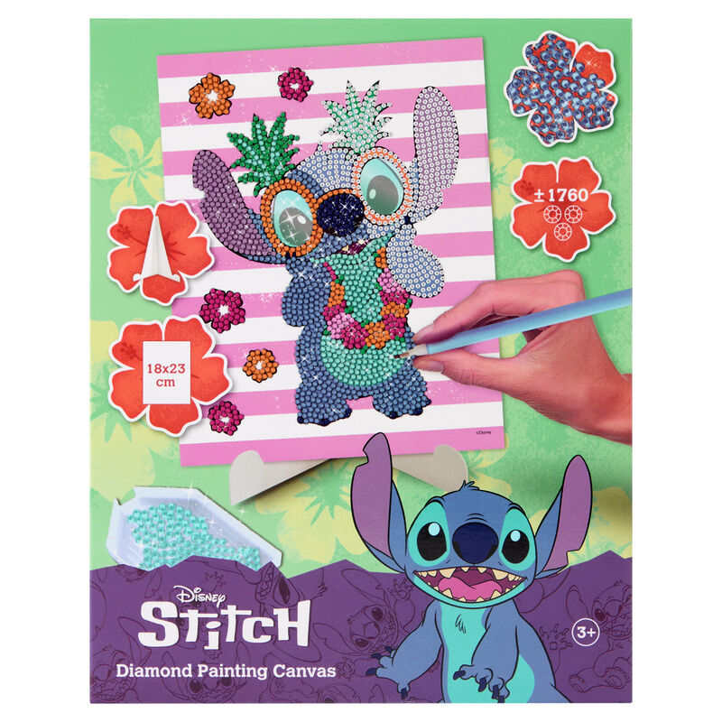 Kit de pintura con diamantes de Stitch Disney de 18 x 23 cm