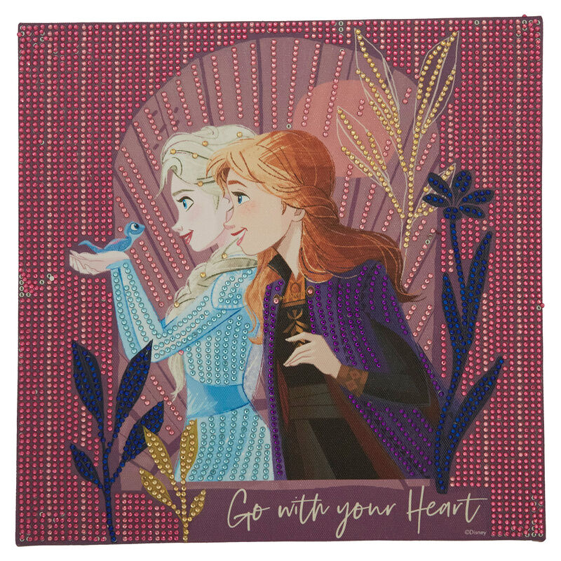 Pinta con diamantes Frozen Disney con Anna y Elsa - 2