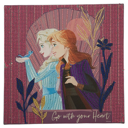 Pinta con diamantes Frozen Disney con Anna y Elsa - 2