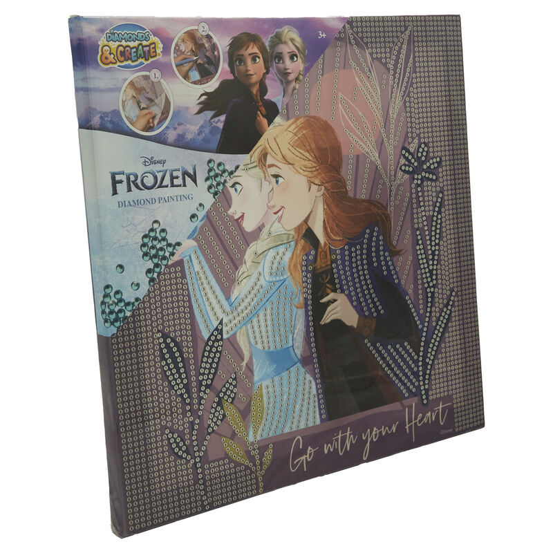 Pinta con diamantes Frozen Disney con Anna y Elsa - 4