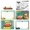 Mini escuela de dibujo Disney Pixar Cars con láminas y rotuladores