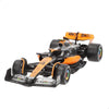 Coche McLaren F1 2023 Burago a escala 1:43 en naranja y negro