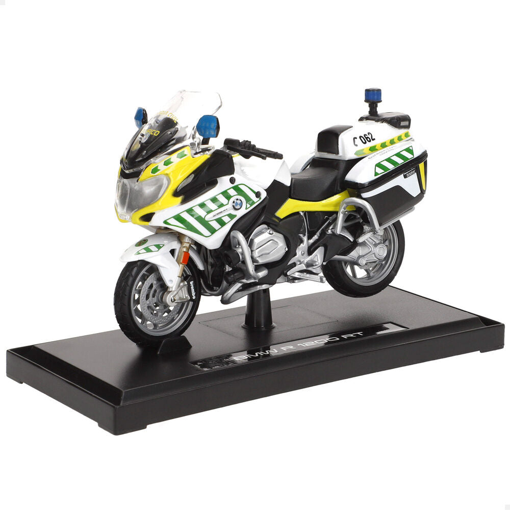 Miniatura BURAGO de moto BMW R 1200 RT de la Guardia Civil a escala 1:18