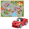 Circuito urbano COLOR BABY con coche Ferrari rojo