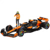 Coche McLaren MCL38 F1 BURAGO a escala 1:24 con figura de piloto