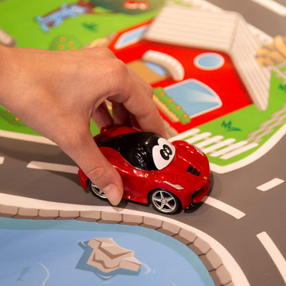 Circuito urbano COLOR BABY con coche Ferrari rojo - 2