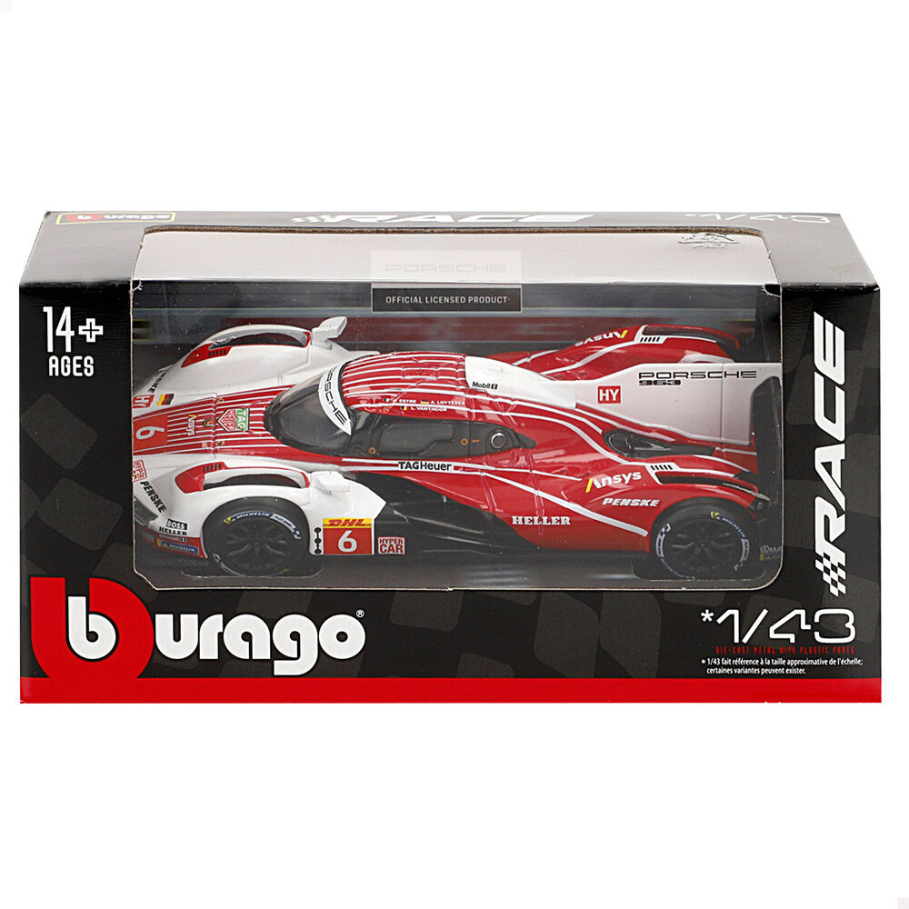 Coche de carreras BURAGO de metal a escala 1:43 en modelo surtido - 3