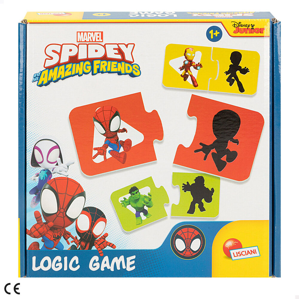 Juego de lógica Spidey Marvel con parejas de piezas y siluetas de personajes - 3