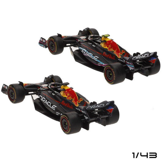Blíster con cuatro coches F1 Red Bull BURAGO a escala 1:43 - 3