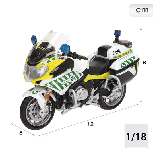 Miniatura BURAGO de moto BMW R 1200 RT de la Guardia Civil a escala 1:18 - 4