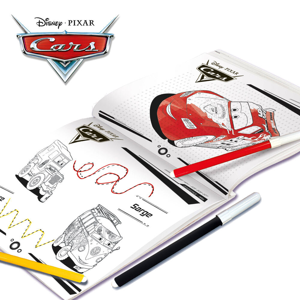 Mini escuela de dibujo Disney Pixar Cars con láminas y rotuladores - 8