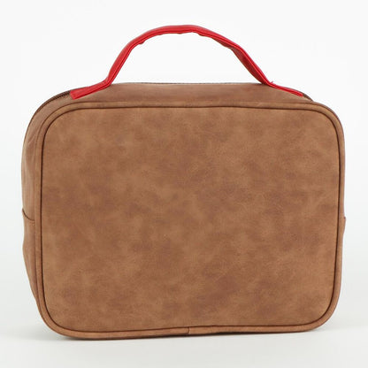Neceser de viaje marrón de Gryffindor Harry Potter con detalles rojos y dorados - 2