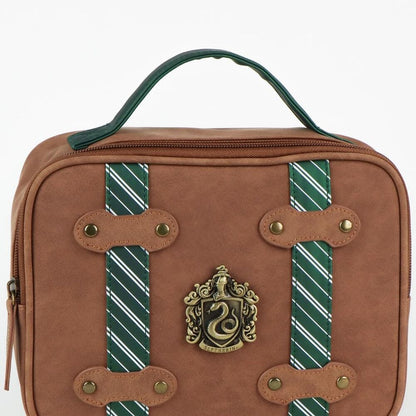 Neceser de viaje Slytherin de Harry Potter en marrón y verde - 3
