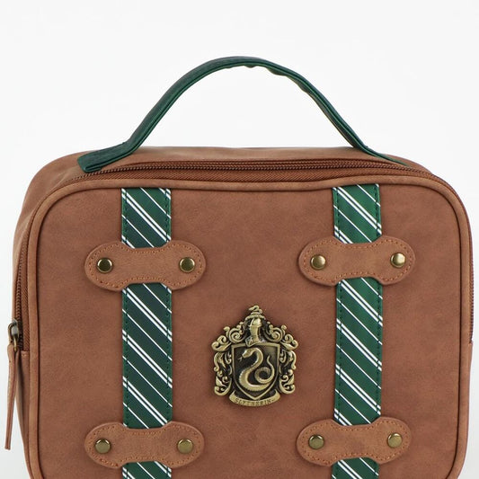 Neceser de viaje Slytherin de Harry Potter en marrón y verde - 3