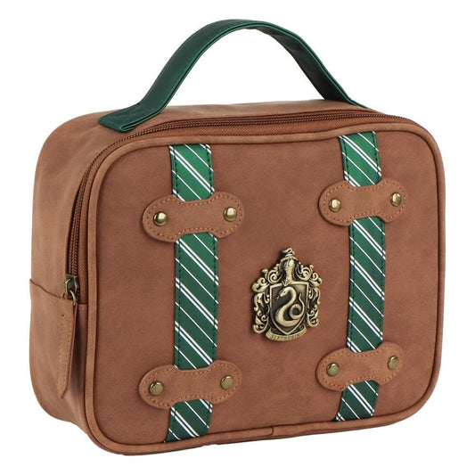 Neceser de viaje Slytherin de Harry Potter en marrón y verde