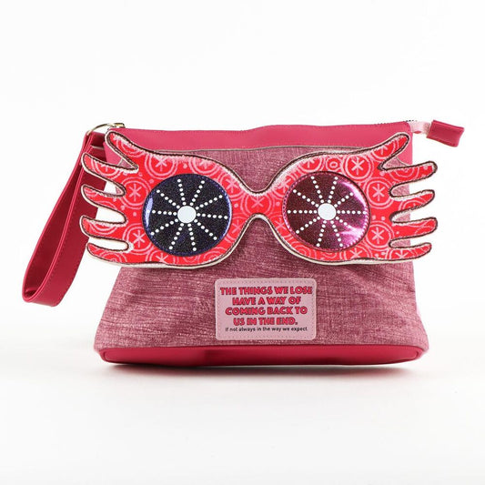Neceser rosa de Luna Lovegood Harry Potter con gafas decorativas - 3