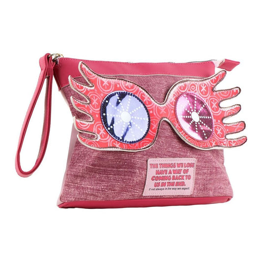 Neceser rosa de Luna Lovegood Harry Potter con gafas decorativas