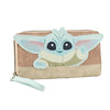 Cartera de Grogu de The Mandalorian con cierre de cremallera
