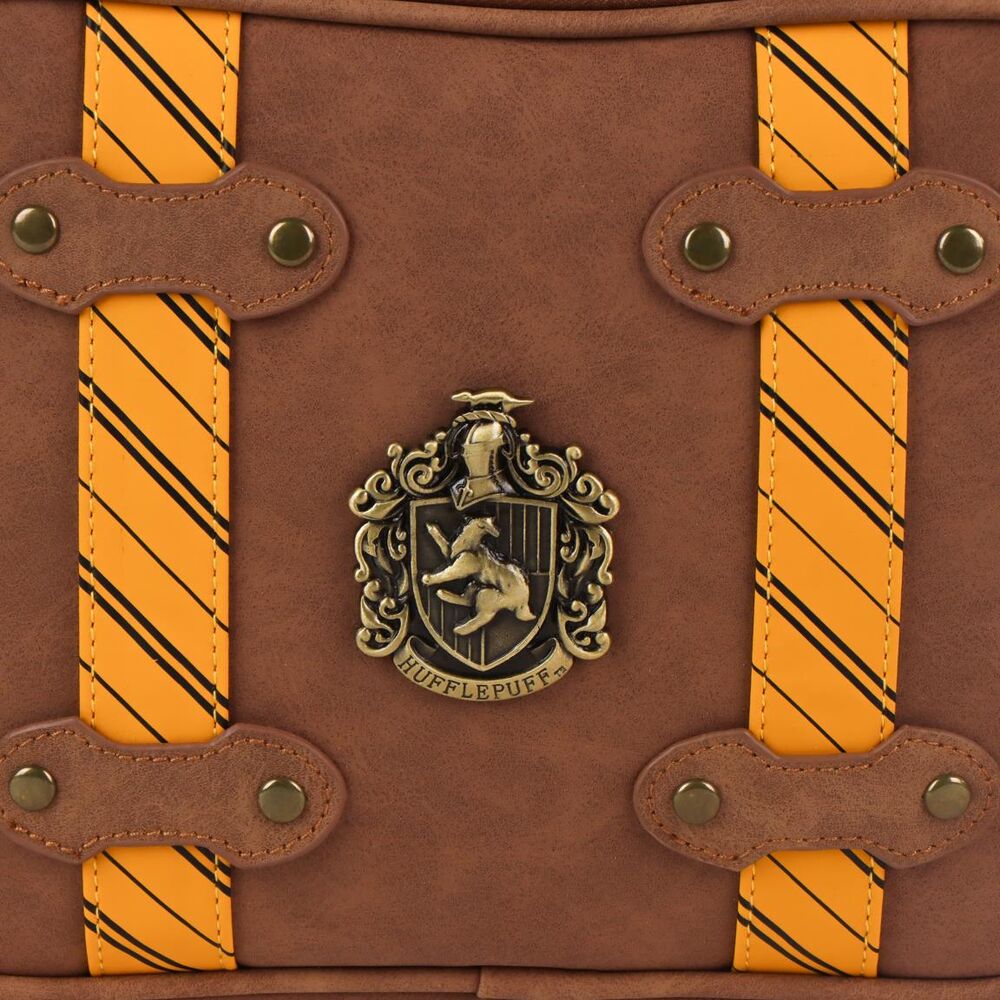 Neceser de viaje Hufflepuff de Harry Potter en marrón y amarillo - 4