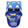 Set Sonic the Hedgehog con gorra azul y gafas de sol