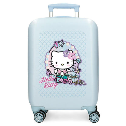 Maleta trolley azul claro Mermaid Hello Kitty de 50 cm