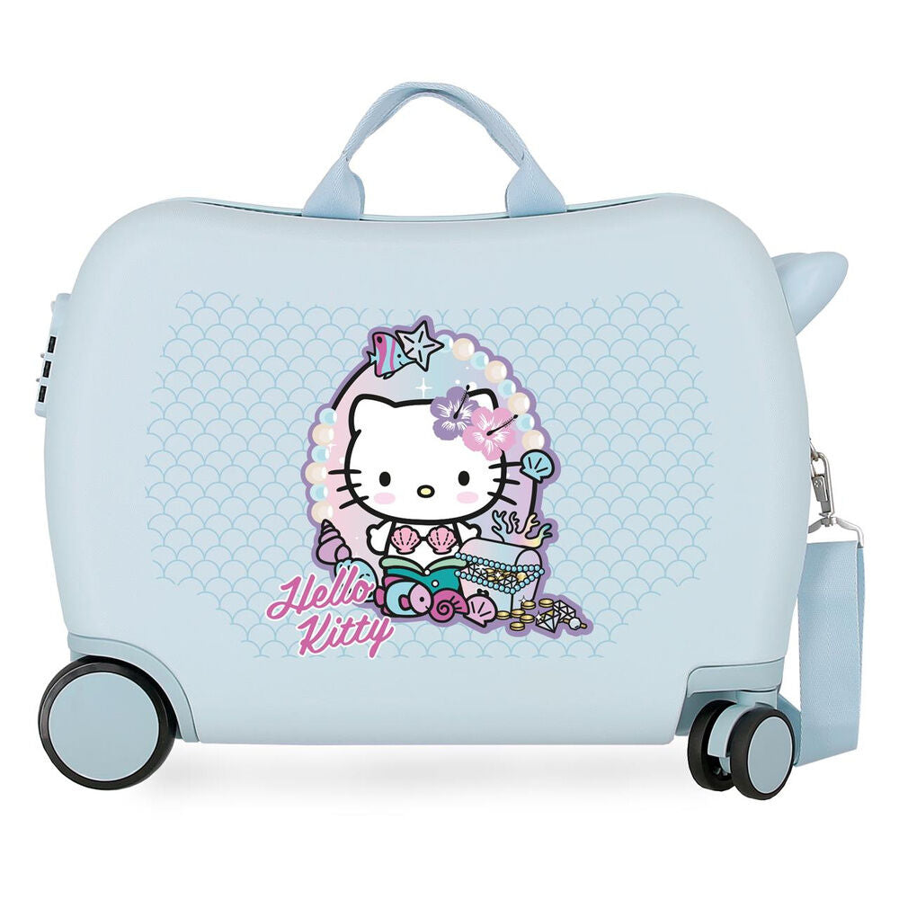 Maleta trolley rígida azul claro Hello Kitty Mermaid de 50 cm