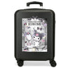 Maleta trolley ABS negra de 55 cm con diseño de Kuromi