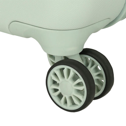 Maleta trolley ABS floral de Hello Kitty en verde claro - 2
