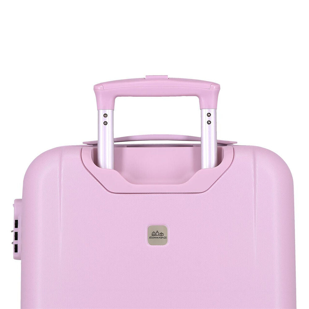 Maleta trolley rosa Hello Kitty de 55 cm con cuatro ruedas dobles - 2