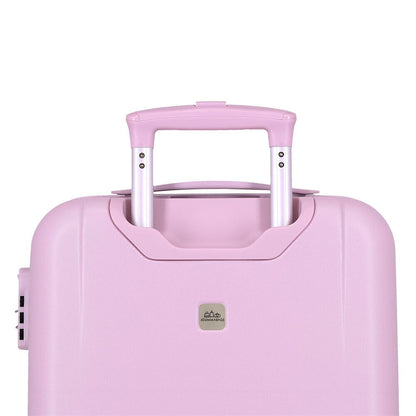 Maleta trolley rosa Hello Kitty de 55 cm con cuatro ruedas dobles - 2