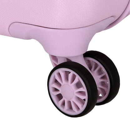 Maleta trolley rosa de 50 cm con diseño floral de Hello Kitty - 2