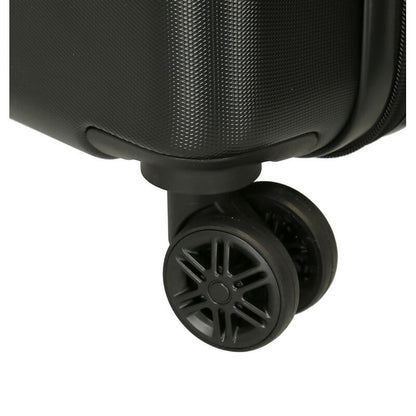 Maleta trolley ABS negra de Kuromi con cuatro ruedas dobles - 2