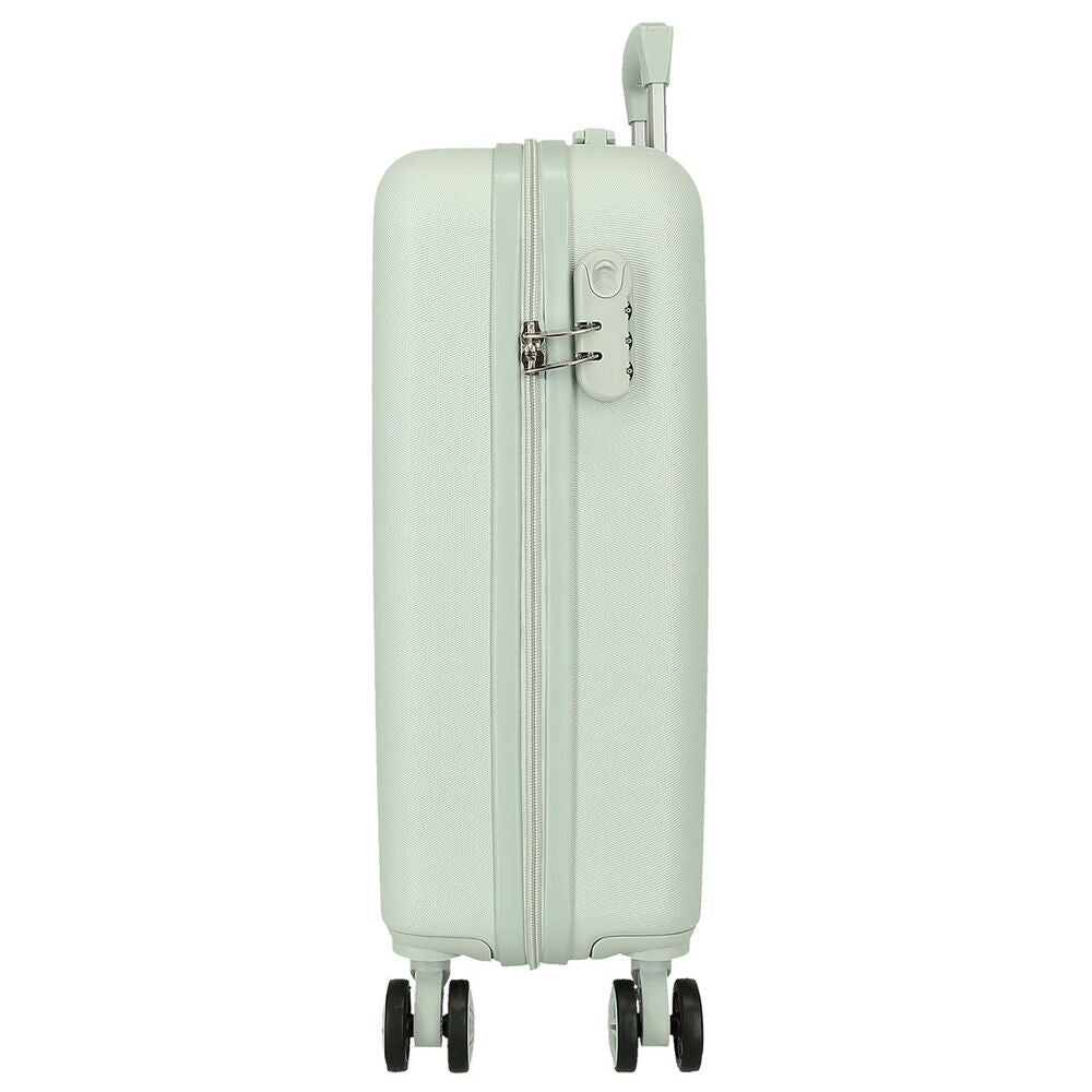 Maleta trolley ABS floral de Hello Kitty en verde claro - 3