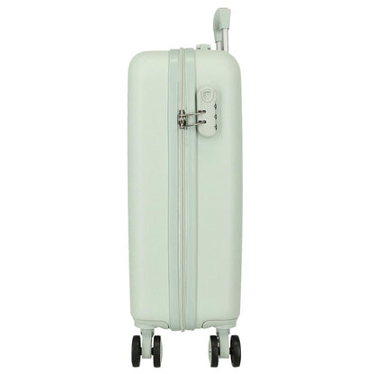 Maleta trolley ABS floral de Hello Kitty en verde claro - 3
