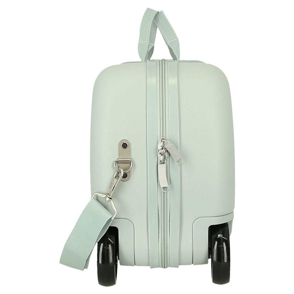 Maleta trolley rígida Hello Kitty Floral verde claro con cuatro ruedas - 2