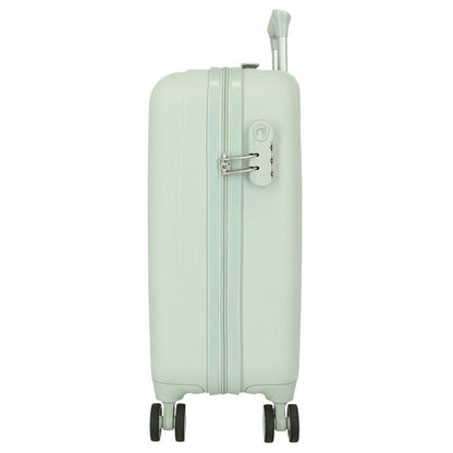 Maleta trolley ABS verde claro con diseño floral de Hello Kitty - 3