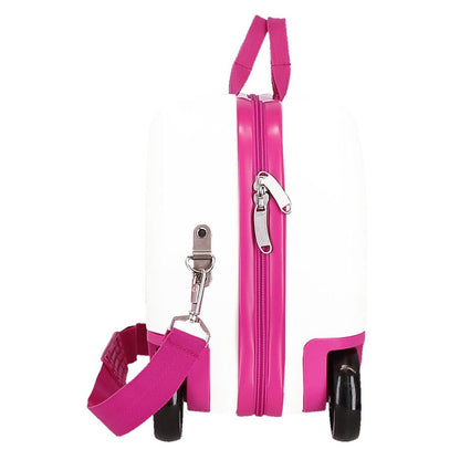 Maleta trolley rígida Kuromi Hello Kitty Candies en blanco y rosa - 2