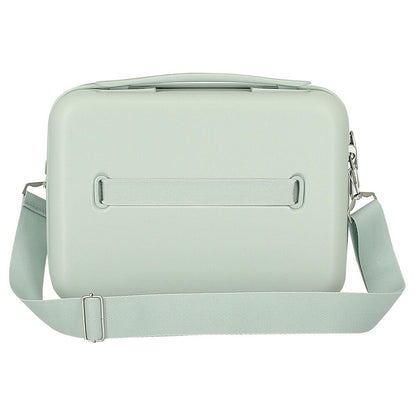 Neceser rígido verde menta Hello Kitty con diseño floral y correa - 3