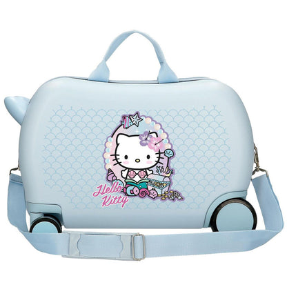 Maleta trolley azul claro Hello Kitty Mermaid de 45 cm - 3