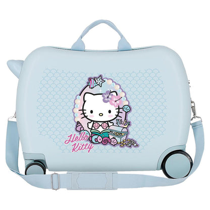 Maleta trolley rígida azul claro Hello Kitty Mermaid de 50 cm - 3
