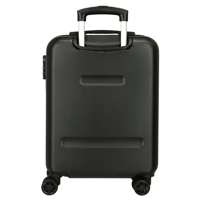 Maleta trolley ABS negra de Kuromi con cuatro ruedas dobles - 4