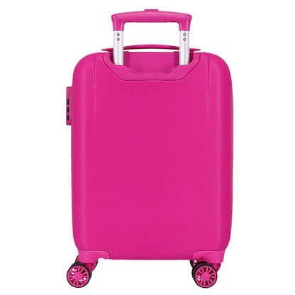 Maleta trolley ABS Kuromi Candies blanca y rosa de 50 cm - 4