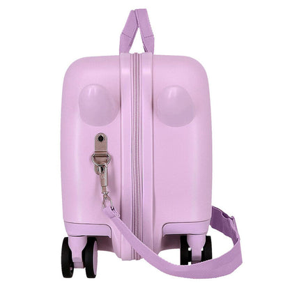 Maleta trolley rígida lila de Hello Kitty con flores y arcoíris - 4
