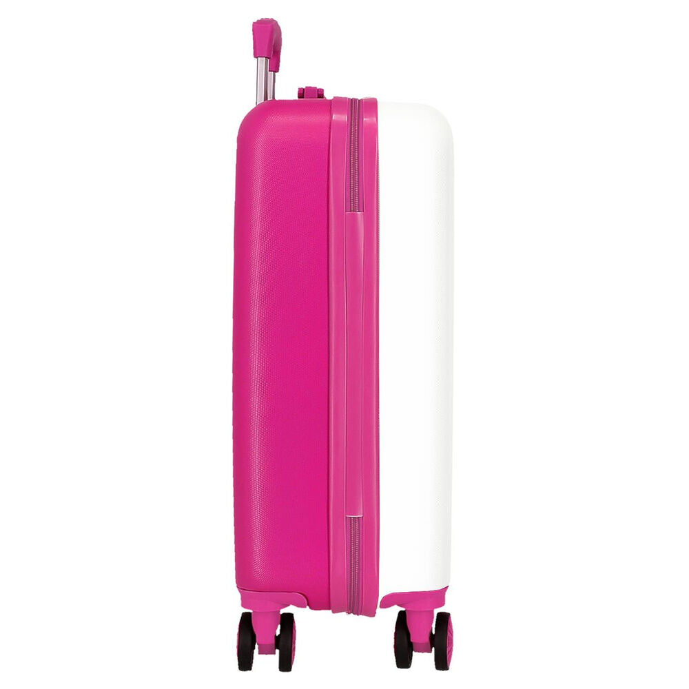 Maleta trolley ABS blanca y rosa de Kuromi de 55 cm - 5