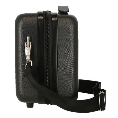 Neceser rígido negro de ABS con diseño frontal de Kuromi - 5